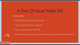 Visual Studio Tour  Part 2 | How To Save, Customize and Run A Windows Form App Project | C# Tutorial