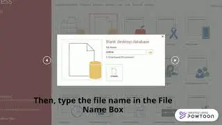 HOW TO CREATE A DATABASE IN MICROSOFT OFFICE ACCESS || MULIYANA