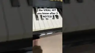 😎 The Viral Hit you know after 3 notes only! On the piano! 