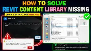 Revit Content Library missing
