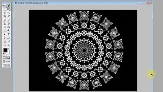 shape rangoli in photoshop| shape se rangoli kaise banaye| #photoshop #photoshoptricks #design
