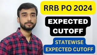 RRB PO EXPECTED CUTOFF 2024 ||  RRB PO 2024 STATE WISE EXPECTED CUTOFF ||
