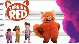 Turning Red - Size Comparison | Biggest Characters of Turning Red movie | Satisfying Video