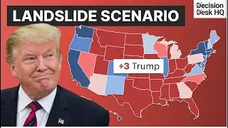 2024 Presidential Election Map IF Trump Wins the National Popular Vote