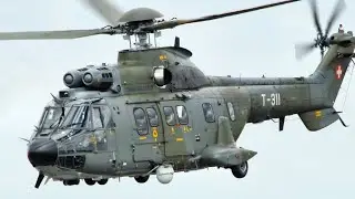 AS 332 Super Puma solo display | AirPower 2019 | Super Puma helicopter