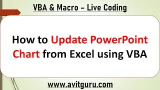 How to Update PowerPoint Chart from Excel using VBA