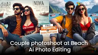 Trending Couple AI Photo Editing | Couple AI Image Generator | Bing Image Creator Tutorial Couples
