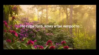 Не суди того, кому итак непросто...