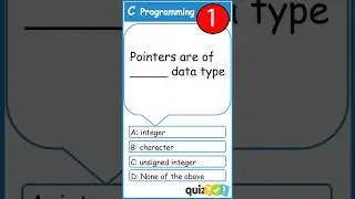 #4- C Multiple Choice Quiz with explanation | C Programming Quiz | 