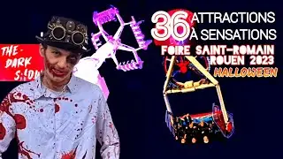Fête Foraine d’Halloween : Entre Rires et Cris de Peur / Foire Saint-Romain Rouen 2023