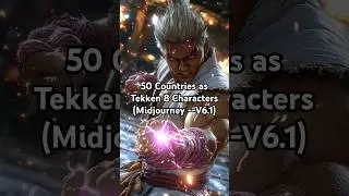 AI Imagines 50 Countries as TEKKEN 8 Fighters #shorts #viralshorts #shortsvideo #tekken8 #fighters