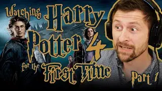 WATCHING HARRY POTTER 4 - FIRST TIME - GOBLET OF FIRE (PART 1)