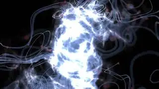 C4D Particle trace, with Random ForceField using Sweep for splines