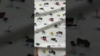 Обзор ткани хлопок от бренда  Fendi TPB-036