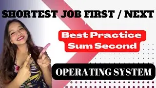 Solved Practice Sum 2 of Shortest Job First Non Preemptive  (SJF) | OS | CS | IT | Aishwarya Utale