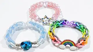 Turning old jewelry and charms into Rainbow Loom bracelets - Jewelerize Me - No Loom Required - 2020