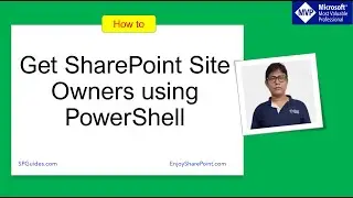 Get SharePoint Site Owners using PowerShell (Office 365 Group Connected Site)