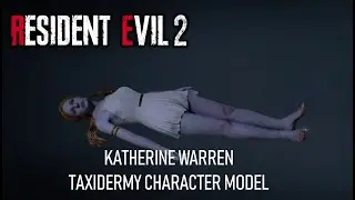 RESIDENT EVIL 2 [KATHERINE WARREN TAXIDERMY CHARACTER MODEL - ROTATION]