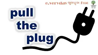 Pull the Plug _ 중단하다 _Day 150  #EVerydayEnglish #맨날영어