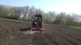 Мини трактор  с фрезой. Сезон 2020.