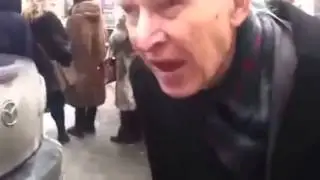 Правильный ответ дедушки на майдане