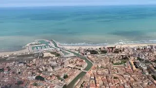 Von Rom LIRU nach Fano LIDF über die Apenninen