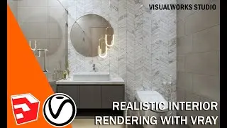 LIGHTING WITH VRAY FOR SKETCHUP TUTORIAL - BATHROOM INTERIOR _POSTPRO