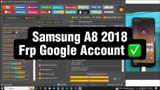 Samsung A8 2018 Frp Google Account Bypass With UNLOCKTOOL