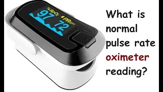 What is normal pulse rate oximeter reading
