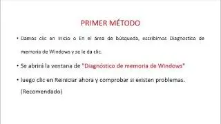 COMO COMPROBAR LA MEMORIA RAM ??
