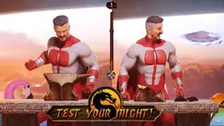 Omni-man All Test Your Might Fatalities + Win Screen