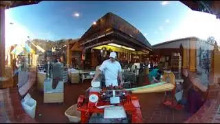 Ricoh Theta V 4K converted uncorrected horizon video