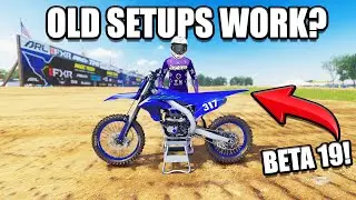 I Tried A Beta 18 Setup on a NEW BETA 19 Bike in MX Bikes!