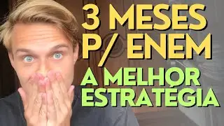 3 MESES ENEM: A Estratégia Que Me Aprovou Em Medicina UFRJ (810+)