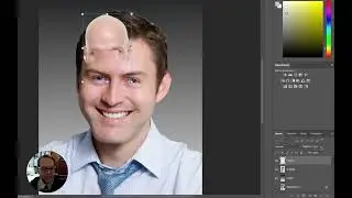 Adding a bald head - Photoshop creature creation part 03