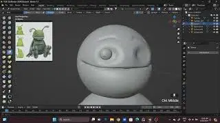 Simple & easy character  animated in Blender