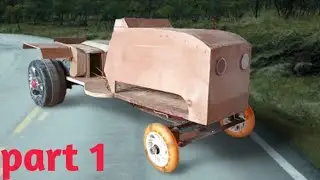 how to wooden tractor making/ mini electric tractor making at home || part-1