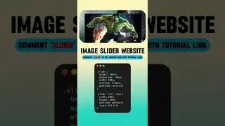 Image Slider website #shorts #upskillmafia #coding #webdesign #webdevelopment #video