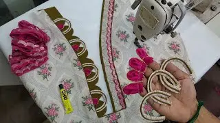 Beautiful and New V Placket Neck Design 2021 _ Cutting & Stitching | V Placket Neck Design 2021