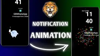 how to change notification animation in any Android Device ? || Notification animation change free 🤔