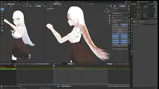 [Blender] Practicing animation (run cycle) Pt.3