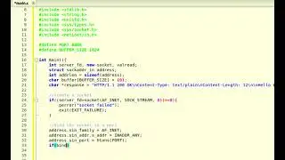 CREATE A WEB SERVER in C