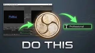 How to add text in OBS studio