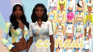 MAXIS MATCH CC HAUL || August 2022 || SIMS 4 HAIR, CLOTHES, SKINS... 💗 + LINKS