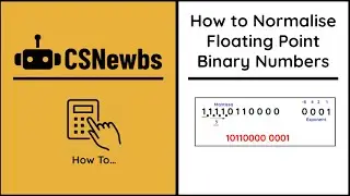 How to Normalise Floating Point Numbers
