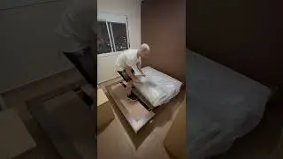 Comprei um COLCHÃO À VÁCUO!!! #shorts