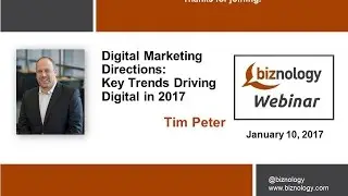 Digital Marketing Directions: Key Trends Driving Digital in 2017