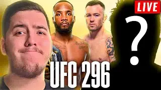 UFC 296 Leon Edwards vs Colby Covington LIVESTREAM Watch Party!!