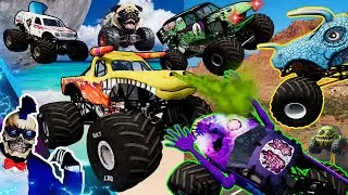 Monster Jam INSANE Racing, Freestyle and High Speed Jumps 
