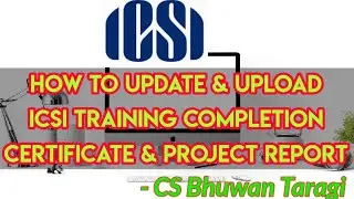 How to upload CS training completion certificate!!
